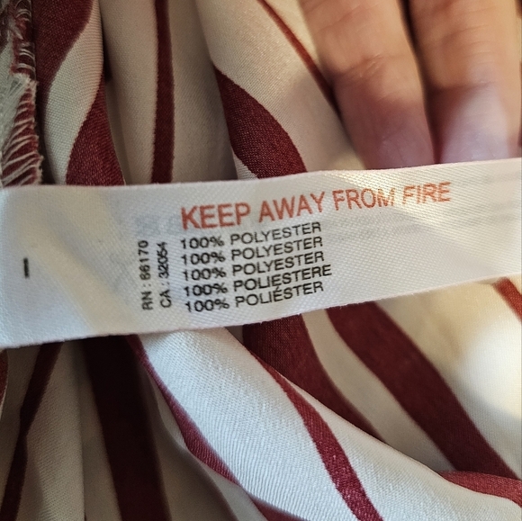 By Anthropologie Women's Sleeveless Cowl Neck Asymmetrical Midi Dress, Red, XS - Picture 7 of 9